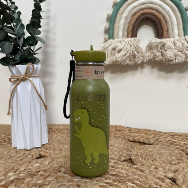 Gourde personnalisée Flamant Dino 500ml