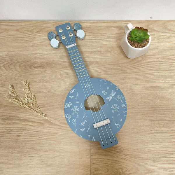 Guitare enfant banjo bleu