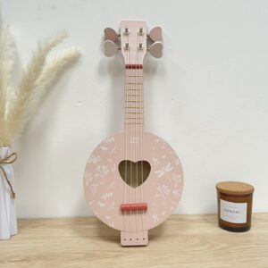 Guitare enfant banjo rose