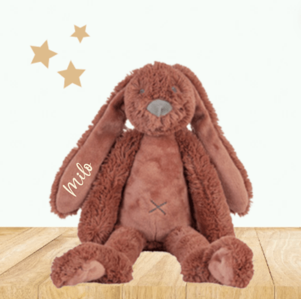 Peluche Richie Rusty personnalisable oreille