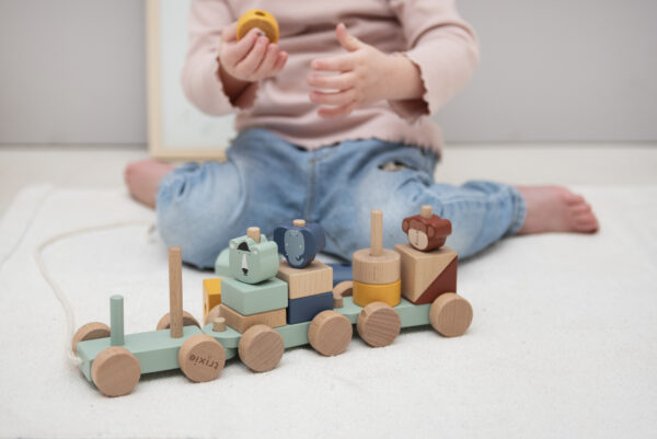 Train en bois enfant