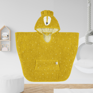 Poncho de bain enfant lion