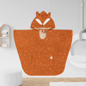 Poncho de bain enfant renard