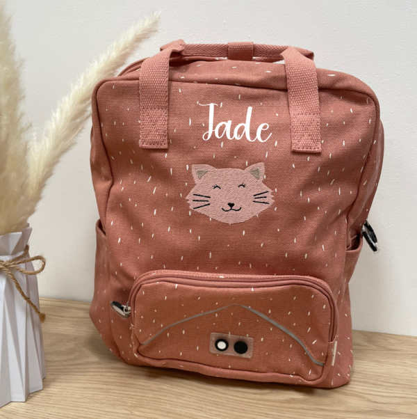 grand sac à dos primaire enfant trixie chat