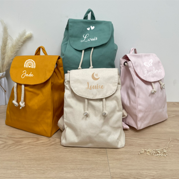 sac a dos enfant a corde 4 couleurs